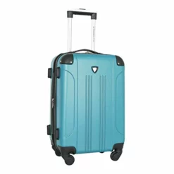 Travelers Club Chicago Hardside Expandable Spinner Luggage, Teal, 20" Carry-On -TRAVELPRO Sales 41bbOpr7E3L