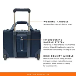 Briggs & Riley 2-Wheel Cabin Bag, Navy 23 Briggs & Riley 2-Wheel Cabin Bag, Navy -TRAVELPRO Sales 41cAv 0XzUL