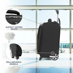 Travelpro Luggage Maxlite 5 16" Lightweight Carry-on Rolling Tote Suitcase, Black -TRAVELPRO Sales 41cNJioQU L