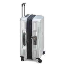 DELSEY Paris Securitime Expandable Luggage With Spinner Wheels, Silver, Checked-Medium 25 Inch -TRAVELPRO Sales 41cYVDpRfHL