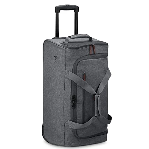 DELSEY Paris Maubert 2.0 Two Wheel Duffle Bag, Anthracite, 24 Inch 1 DELSEY Paris Maubert 2.0 Two Wheel Duffle Bag, Anthracite, 24 Inch