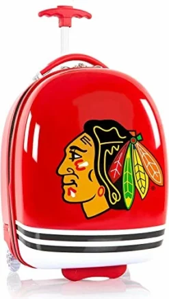 Heys America NHL Officially Licensed Wheeled Luggage (Chicago Blackhawks, 18-Inch) -TRAVELPRO Sales 41cn59SOa6L