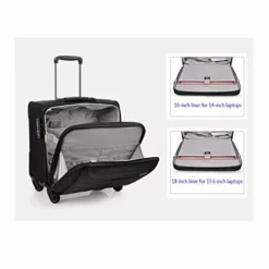 ZH Carry-On Luggage Business Travel Wheeled Rolling Laptop PC Tablet Computer Trolley Backpack, Suitcase Hand Luggage Cabin Approved Bag Lightweight For Trave Men Women -TRAVELPRO Sales 41csKgTAyWL