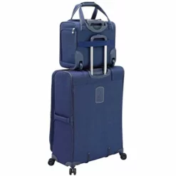 London Fog Knightsbridge II 15" 2-Wheel Under The Seat Bag, Sapphire -TRAVELPRO Sales 41dYVuEAwIL