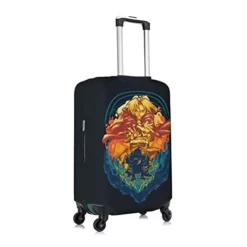 Fullmetal Alchemist Anime Travel Luggage Protector Cover Washable Suitcase Covers With Concealed Zipper Elastic Protector Case M 22-24 In -TRAVELPRO Sales 41diLKU5OyL