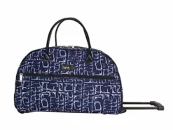 Nicole Miller Wheeled Duffel Carry On Bag (14in, Signature Navy) -TRAVELPRO Sales 41dkfbMAetL