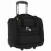 Travelers Club Business Class 16-Inch Under The Seat Carry-On Luggage, Executive Black