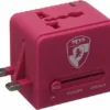 Heys America Unisex All-In-One Travel Adapter Pro With USB Fuchsia One Size