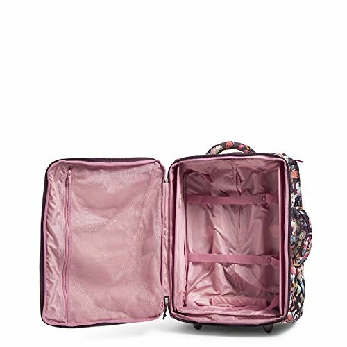 Vera Bradley Women's Lighten Up Small Softside Foldable Rolling Suitcase Luggage, Indiana Blossoms 3 Vera Bradley Women's Lighten Up Small Softside Foldable Rolling Suitcase Luggage, Indiana Blossoms - Image 3