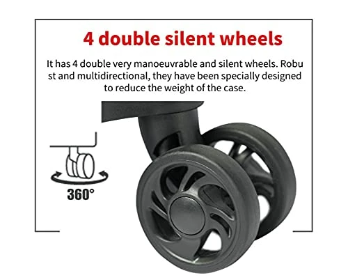 AOUZE Practical Luggage Suitcase Lightweight Expandable Lock Rotator 20 Inches 24 Inches 28 Inches Ultra-Lightweight But Very Durable Suitable For Outdoor Use (Color : Blue) 4 AOUZE Practical Luggage Suitcase Lightweight Expandable Lock Rotator 20 Inches 24 Inches 28 Inches Ultra-Lightweight But Very Durable Suitable For Outdoor Use (Color : Blue) - Image 4