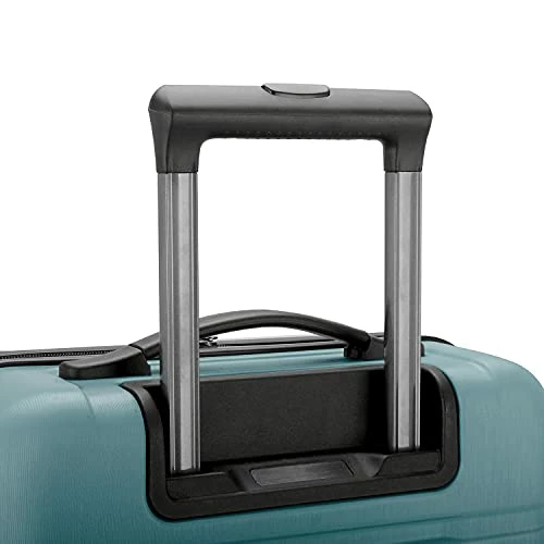 U.S. Traveler Boren Polycarbonate Hardside Rugged Travel Suitcase Luggage With 8 Spinner Wheels, Aluminum Handle, Teal, Carry-on 22-Inch, USB Port 7 U.S. Traveler Boren Polycarbonate Hardside Rugged Travel Suitcase Luggage With 8 Spinner Wheels, Aluminum Handle, Teal, Carry-on 22-Inch, USB Port - Image 7