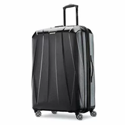 Samsonite Centric 2 Hardside Expandable Luggage With Spinner Wheels, Black, Checked-Large 28-Inch
