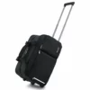 Rolling Duffel Bag, Water Repellent Wheeled Duffel Carry On Luggage 20inch Black