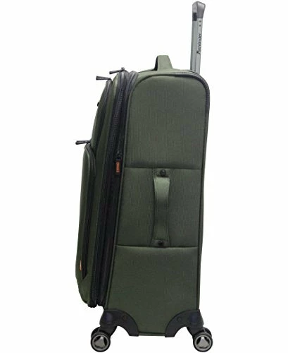 Pathfinder Presidential Designer Luggage Collection - Expandable 29 Inch Softside Bag - Durable Large Lightweight Checked Suitcase With 8-Rolling Spinner Wheels (Olive) 4 Pathfinder Presidential Designer Luggage Collection - Expandable 29 Inch Softside Bag - Durable Large Lightweight Checked Suitcase With 8-Rolling Spinner Wheels (Olive) - Image 4