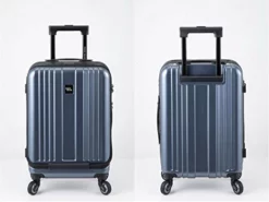 New Storm Carry-on Luggage - TSA Combination Lock - Spinner Goodyear Wheels – Carry-on Front Laptop Compartment - YKK Zipper - Integrated USB Charging Hub - Blue -TRAVELPRO Sales 41h2qyqr ZL