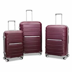 Samsonite Freeform Hardside Expandable With Double Spinner Wheels, Merlot, Checked-Medium 24-Inch -TRAVELPRO Sales 41hCIRilYeL