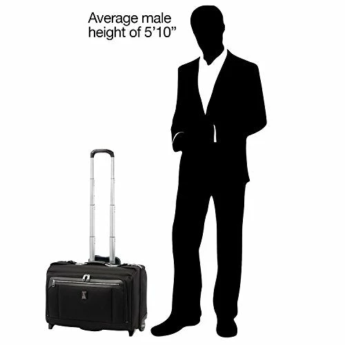 Travelpro Luggage Platinum Elite 22" Carry-On Rolling Garment Bag, Suitcase, Shadow Black 6 Travelpro Luggage Platinum Elite 22" Carry-On Rolling Garment Bag, Suitcase, Shadow Black - Image 6