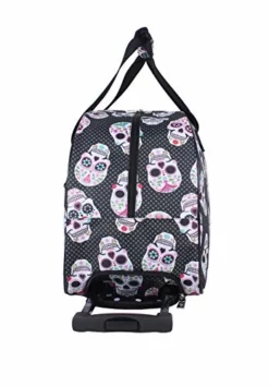 Betsey Johnson Luggage Designer Pattern Suitcase Wheeled Duffel Carry On Bag (Paris Love) (One -TRAVELPRO Sales 41hYpHBGrKL