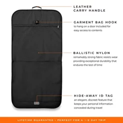 Briggs & Riley Baseline Garment Bags, Black, Classic -TRAVELPRO Sales 41hvO25ZEqL