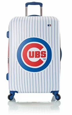 Heys America Major League Baseball Officially Licensed Expandable Spinner Luggage (Chicago Cubs, 26-Inch)