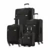 Samsonite Advena 4-Piece Set (Underseater, 20", 25", 29" Spinners) (Black)
