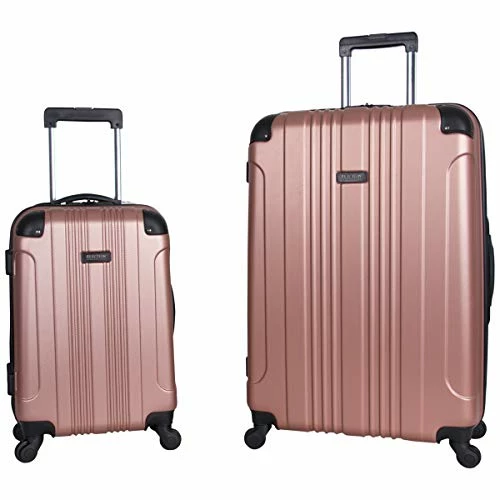 Kenneth Cole Reaction Out Of Bounds 2-Piece Hardside 4-Wheel Spinner Luggage Set: 20" Carry-On & 28" Checked Suitcase, Rose Gold 2 Kenneth Cole Reaction Out Of Bounds 2-Piece Hardside 4-Wheel Spinner Luggage Set: 20" Carry-On & 28" Checked Suitcase, Rose Gold - Image 2