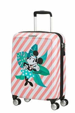 American Tourister Funlight Disney Hand Luggage, 55 Cm, 36 Liters, Multicolour (Minnie Miami Holiday)