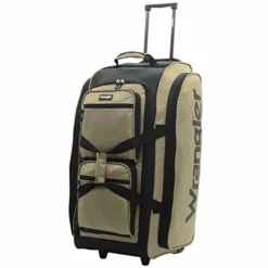 Wrangler Wesley Rolling Duffel Bag, Tannin, Large 30-Inch -TRAVELPRO Sales 41jCZj3PTuL