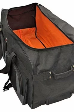Amaro 36in Rolling Duffel Bag With Wheels | Travel Duffle Luggage Bag | Lightweight Rolling Bag L | Retractable Pull Handle (Black) -TRAVELPRO Sales 41jKsJ1aRHL