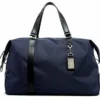 BOPAI-BO | Boston Bag Travel Tote Duffel Bag Carry On Bag Weekender Overnight Bag (Navy)