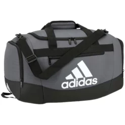 Adidas Defender 4 Small Duffel Bag, Team Onix Grey