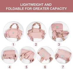 Large Capacity Folding Travel Bag, Travel Duffel Bag With Luggage Tag, Waterproof Lightweight Gym Bag With Wet And Dry Separation Bag, For Travel, Sports, Gym, Pink 11 Large Capacity Folding Travel Bag, Travel Duffel Bag With Luggage Tag, Waterproof Lightweight Gym Bag With Wet And Dry Separation Bag, For Travel, Sports, Gym, Pink -TRAVELPRO Sales 41jhXLTQ8VL