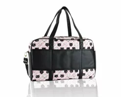 Betsey Johnson Luv CruzIn Cotton Quilted Carry On Weekender Travel Duffel Bag - Black/Blush Cat -TRAVELPRO Sales 41kLRInpJKL