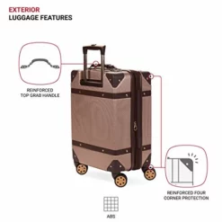 SwissGear 7739 Trunk, Hardside Spinner Luggage (Blush, Carry-On 19-Inch) 16 SwissGear 7739 Trunk, Hardside Spinner Luggage (Blush, Carry-On 19-Inch) -TRAVELPRO Sales 41kRFQ uRZL
