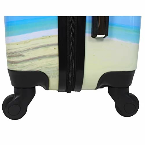 World Traveler Palm Tree Hardside 2-Piece Carry-On Spinner Luggage Set, One_Size 6 World Traveler Palm Tree Hardside 2-Piece Carry-On Spinner Luggage Set, One_Size - Image 6