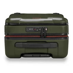 Briggs & Riley Torq Hardside Carry On Luggage With Spinner Wheels 22 Inch. USB Charging Port, TSA-Friendly Locks, Easy Access Hinged Front Pocket, Green -TRAVELPRO Sales 41l9hpJbNjL