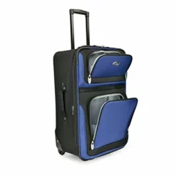U.S. Traveler New Yorker Lightweight Softside Expandable Travel Rolling Luggage Set, Blue, 4-Piece (15/21/25/29) -TRAVELPRO Sales 41lJIZ0RRNL