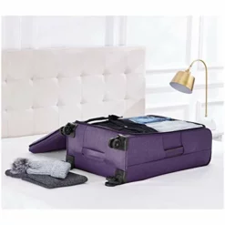 AmazonBasics Belltown Softside Rolling Spinner Suitcase Luggage - 29 Inch, Heather Purple -TRAVELPRO Sales 41liNVe8QwL
