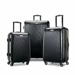 American Tourister Belle Voyage Hardside Luggage With Spinner Wheels, Black, Checked-Large 28-Inch -TRAVELPRO Sales 41mM8RfgmCL