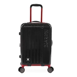 Hurley Swiper Hardside Spinner Carry On Luggage 21", Black/Red -TRAVELPRO Sales 41mQe FkoS