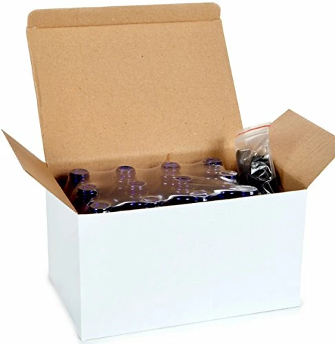 Vivaplex, 12, Cobalt Blue, 4 Oz Glass Bottles, With Lids 3 Vivaplex, 12, Cobalt Blue, 4 Oz Glass Bottles, With Lids - Image 3