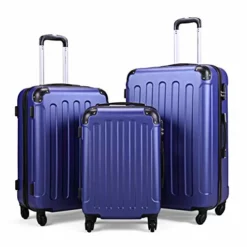 Sandinrayli Luggage Set, Lightweight & Durable Travel Suitcase With Spinner Wheels, 20” 24” 28” Hardside Spinner Set