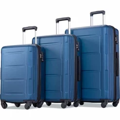 Merax Luggage Set Expandable 3 Piece Sets With TSA Lock, Lightweight Hardside Luggage With Spinner Wheels