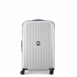 DELSEY Paris Securitime Expandable Luggage With Spinner Wheels, Silver, Checked-Medium 25 Inch -TRAVELPRO Sales 41n9JZ239ML