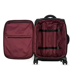 Lipault - Snowflake Carry-On Cabin Size Suitcase Spinner Luggage For Women - Black -TRAVELPRO Sales 41nOler2NfS