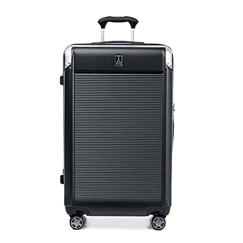 Travelpro Platinum Elite Expandable Hardside Spinner Luggage, Shadow Black, Checked- Large 1 Travelpro Platinum Elite Expandable Hardside Spinner Luggage, Shadow Black, Checked- Large