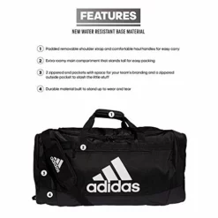 Adidas Defender 4 Large Duffel Bag, Black/White, One Size -TRAVELPRO Sales 41ne x Go8L
