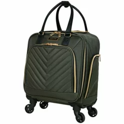 Kenneth Cole Reaction Women's Chelsea Luggage Chevron Softside 8-Wheel Spinner Expandable Suitcase Collection, Olive, 4 Underseater -TRAVELPRO Sales 41nfGlIuAHL