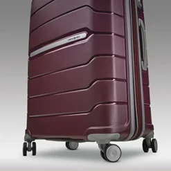 Samsonite Freeform Hardside Expandable With Double Spinner Wheels, Merlot, Checked-Medium 24-Inch -TRAVELPRO Sales 41no3hesEfL