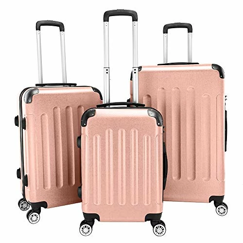 Ochine 3 Piece Set Suitcase Spinner Luggage Sets ABS Trolley Case Lightweight Durable Suitcase Double Wheels Suitcase Carry-On Luggage Suitcases TSA Lock 20/24/28 Inch (Ship From USA) 5 Ochine 3 Piece Set Suitcase Spinner Luggage Sets ABS Trolley Case Lightweight Durable Suitcase Double Wheels Suitcase Carry-On Luggage Suitcases TSA Lock 20/24/28 Inch (Ship From USA) - Image 5